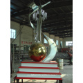 Patent Product Of Large Water Pressure Ball Outdoor Stainless Steel Sculpture